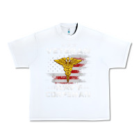 White Veteran Navy Corpsman Patriotic 4th of July Gifts Urban Heavy Tee - minhPixels