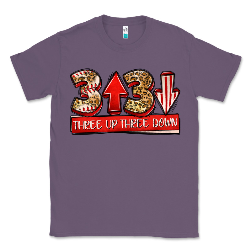 Three Up Three Down Baseball Classic Tee by Jasminsmagicworld | Teevron