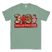 Sage three up three down baseball Classic Tee - Jasminsmagicworld