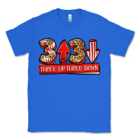 True Royal three up three down baseball Classic Tee - Jasminsmagicworld