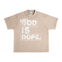 French Oak God Is Dope Gift for faithful Christians Urban Heavy Tee - minhPixels