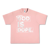 Salmon God Is Dope Gift for faithful Christians Urban Heavy Tee - minhPixels