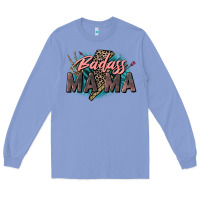 Colony Blue Badass Mama Mother's Day png sublimation design do Long Sleeve Tee - CowGirlArtShop