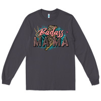 Smoke Badass Mama Mother's Day png sublimation design do Long Sleeve Tee - CowGirlArtShop