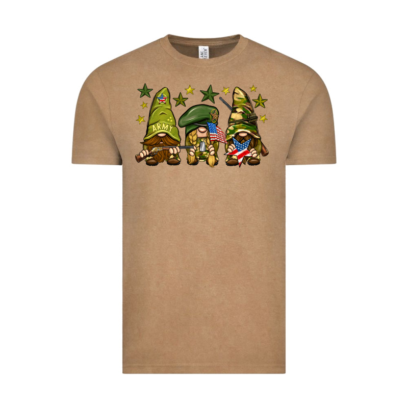 Army Gnomes 4th Of July Vintage Tee by HowdyJamesFarm | Teevron