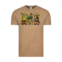 Vintage Coffee Army Gnomes 4th of july Vintage Tee - HowdyJamesFarm