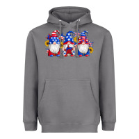 Storm american flag gnomes sunflowers star Heavyweight Hoodie - Artiststas