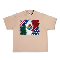 Burro Mexican With American Flag Urban Heavy Tee - RanaPortraitStore