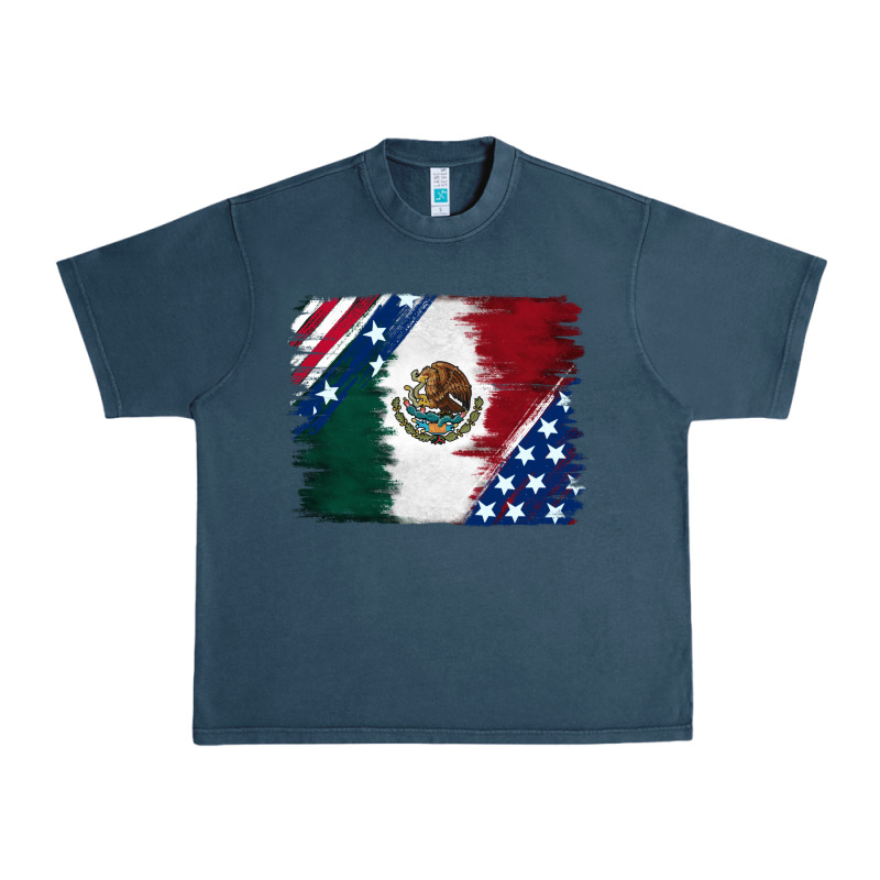 Mexican With American Flag Urban Heavy Tee by RanaPortraitStore | Teevron