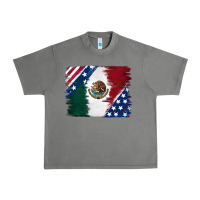 Tornado Mexican With American Flag Urban Heavy Tee - RanaPortraitStore
