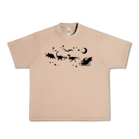 Burro christmas santa dinosaur sleigh ride t rex funny gift t shirt Urban Heavy Tee - minhPixels