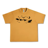 Peanut Butter christmas santa dinosaur sleigh ride t rex funny gift t shirt Urban Heavy Tee - minhPixels