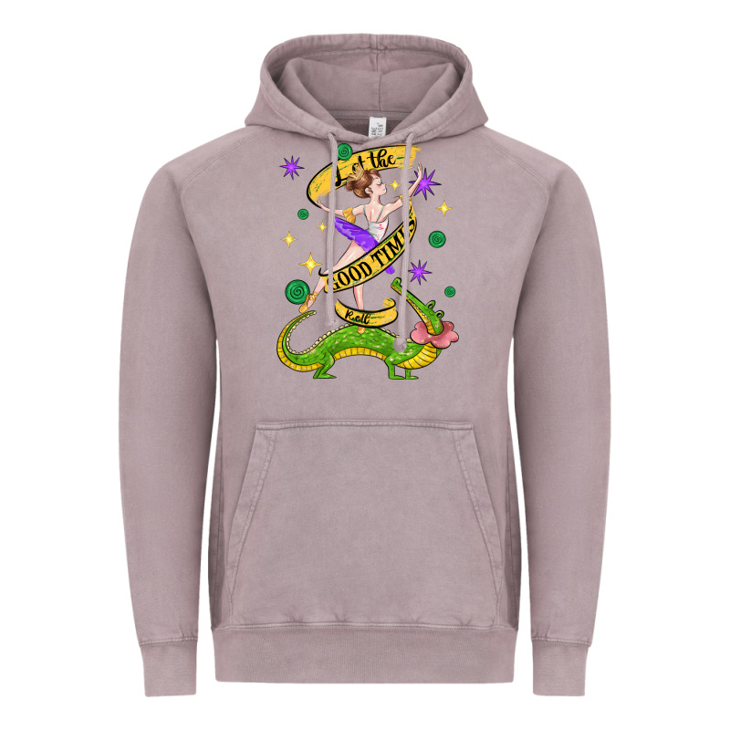 Let The Good Times Roll (2) Vintage Hoodie by CowGirlArtShop | Teevron