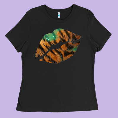 Tiger Lips Ladies Tee Designed By Bettercallsaul