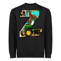 Black farm life alphabet lowercase letters z Heavyweight Sweatshirt - BundleAndBundleShop