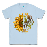 Dusty Blue They Whispered To Her You Can't Withstand Classic Tee - texasbilliewilder