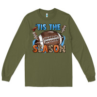 Army Green Tis the season lightning bolt Long Sleeve Tee - HowdyJamesFarm
