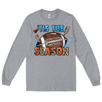 Heather Grey Tis the season lightning bolt Long Sleeve Tee - HowdyJamesFarm