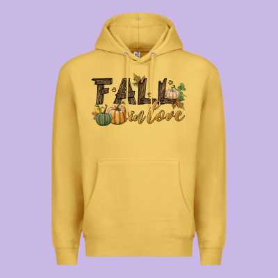 Fall In Love Premium Hoodie Designed By Bundleandbundleshop