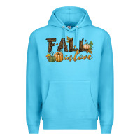 Ocean Blue fall in love Premium Hoodie - BundleAndBundleShop