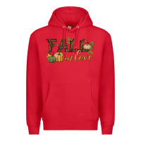 Red fall in love Premium Hoodie - BundleAndBundleShop