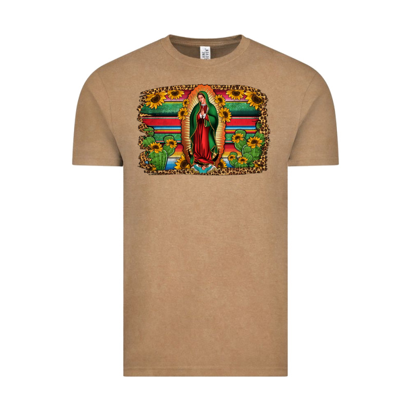 Lady Of Guadalupe Serape Background Vintage Tee by Jasminsmagicworld | Teevron