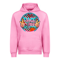 Fuchsia Pink race girl Urban Hoodie - AdoDesignShop