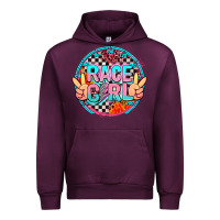Mauve Wine race girl Urban Hoodie - AdoDesignShop