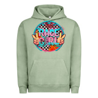 Pigment Oil Green race girl Urban Hoodie - AdoDesignShop