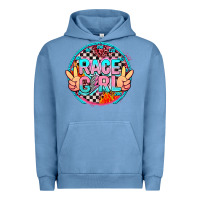 Pigment Pebble Blue race girl Urban Hoodie - AdoDesignShop