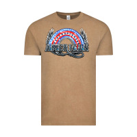 Vintage Coffee American rainbow Vintage Tee - HowdyJamesFarm