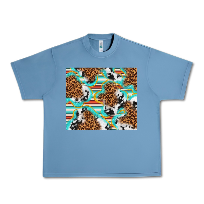 Serape Cowhide And Leopard With Glitter Urban Heavy Tee by TumblerDesignByShophia | Teevron