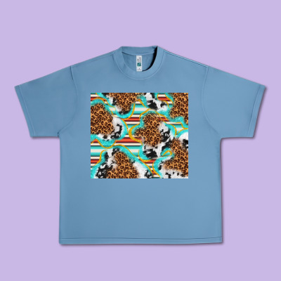 Serape Cowhide And Leopard With Glitter Urban Heavy Tee Designed By Tumblerdesignbyshophia