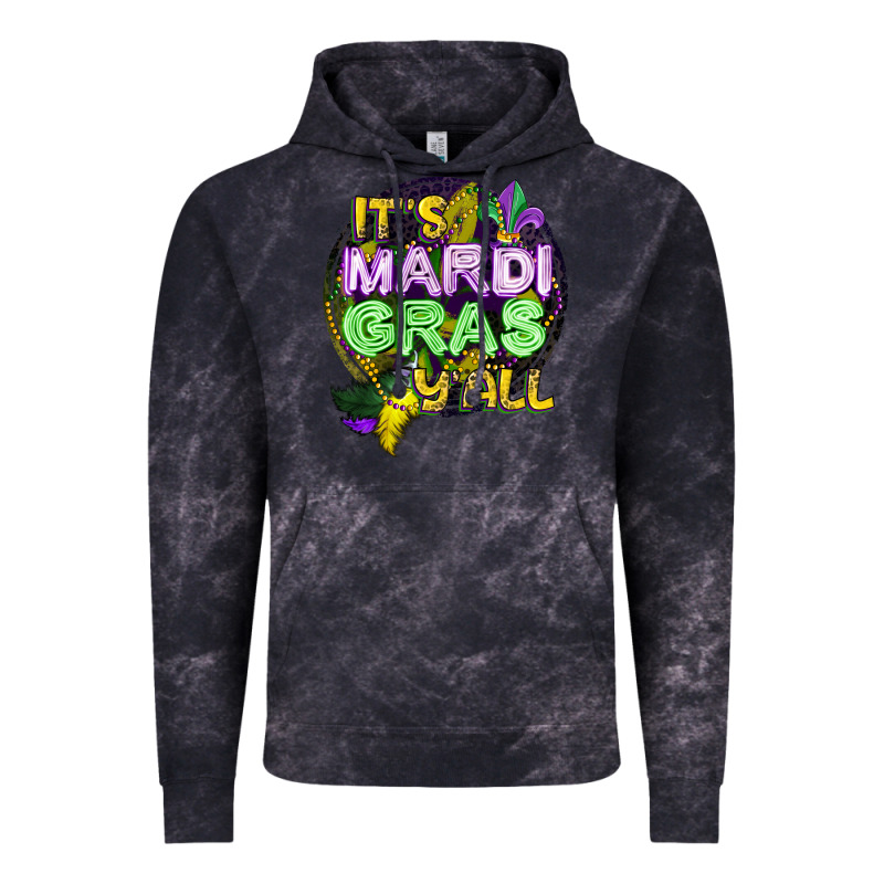 Its Mardi Gras Yall Vintage Hoodie by CowGirlArtShop | Teevron