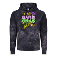 Cloud Black its mardi gras yall Vintage Hoodie - CowGirlArtShop