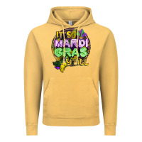 Vintage Mustard its mardi gras yall Vintage Hoodie - CowGirlArtShop