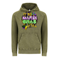 Vintage Olive its mardi gras yall Vintage Hoodie - CowGirlArtShop