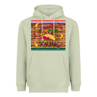 Matcha cinco de taco paper serape leopard wooden Heavyweight Hoodie - Artiststas