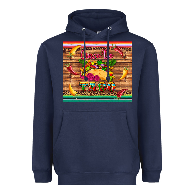 Cinco De Taco Paper Serape Leopard Wooden Heavyweight Hoodie by Artiststas | Teevron