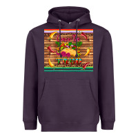 Plum cinco de taco paper serape leopard wooden Heavyweight Hoodie - Artiststas