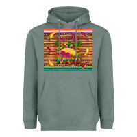 Sage cinco de taco paper serape leopard wooden Heavyweight Hoodie - Artiststas