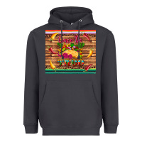 Smoke cinco de taco paper serape leopard wooden Heavyweight Hoodie - Artiststas