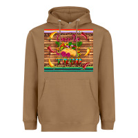 Toasted Coconut cinco de taco paper serape leopard wooden Heavyweight Hoodie - Artiststas