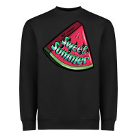 Black sweet summer watermelon 1 Heavyweight Sweatshirt - BundleAndBundleShop