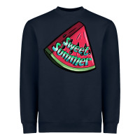 Navy sweet summer watermelon 1 Heavyweight Sweatshirt - BundleAndBundleShop