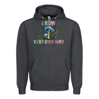 Smoke grow your own way Zipper Hoodie - CowhideDigitalArt