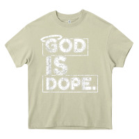 Mossy God Is Dope Gift for faithful Christians Heavy Core Tee - minhPixels