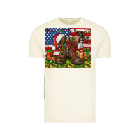 Vintage Arctic Army Veteran Boots Christmas Tumbler 4th of july Vintage Tee - HowdyJamesFarm