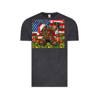 Vintage Black Army Veteran Boots Christmas Tumbler 4th of july Vintage Tee - HowdyJamesFarm