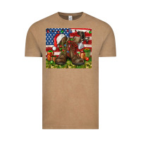 Vintage Coffee Army Veteran Boots Christmas Tumbler 4th of july Vintage Tee - HowdyJamesFarm